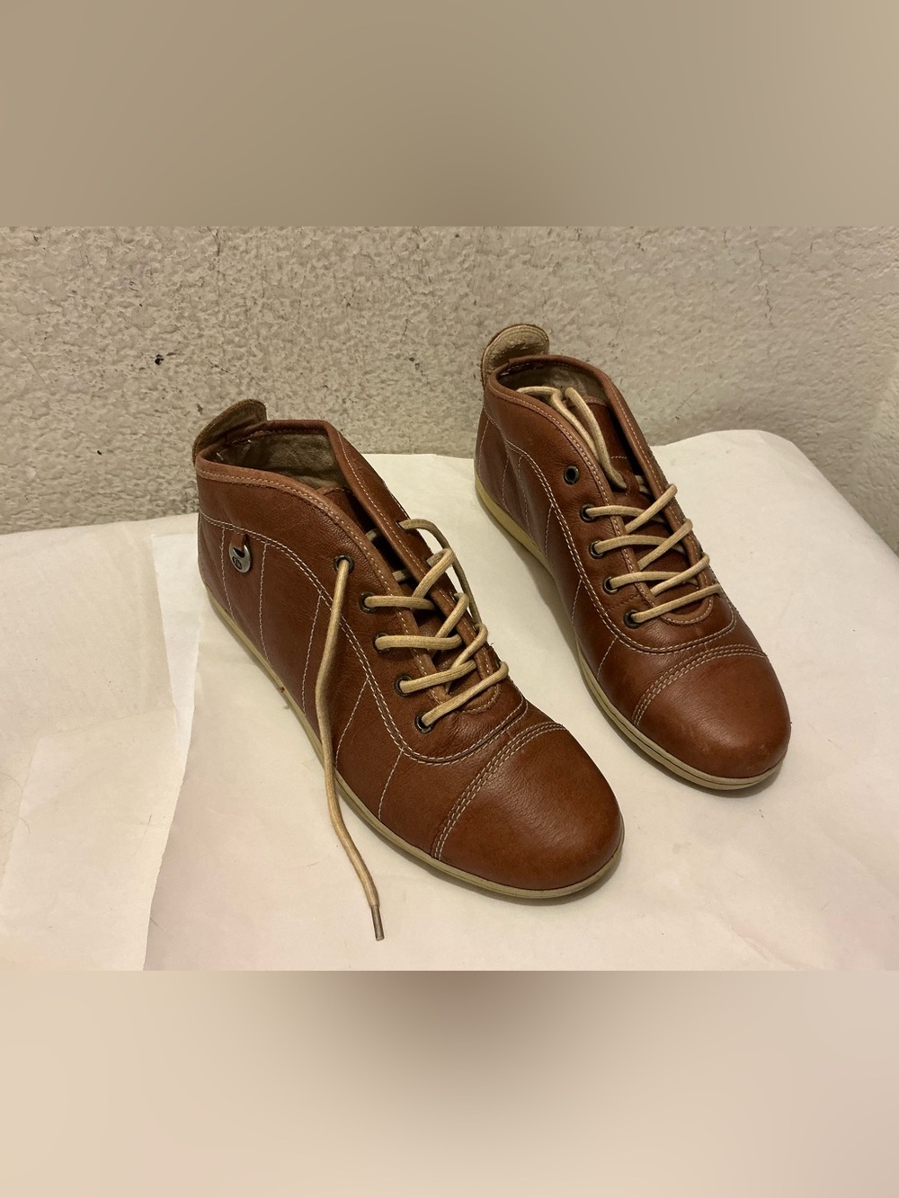Josef Seibel Women's Brown Leather Ankle Booties size 41